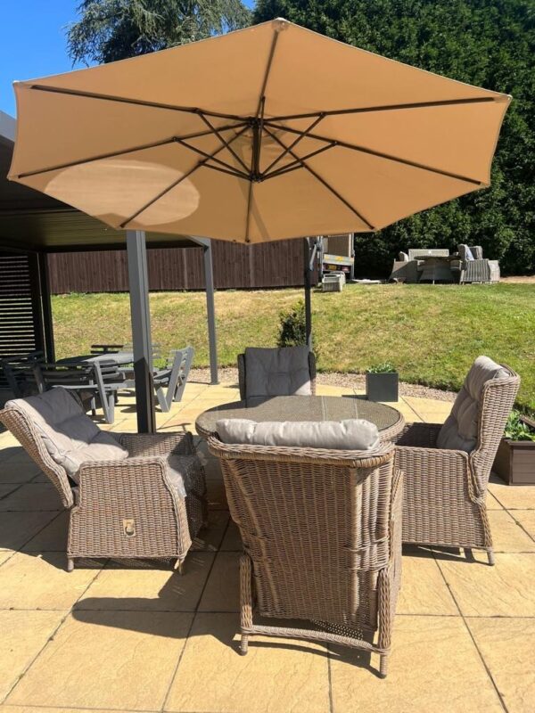 4 seater delux recliner set - Image 2