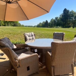 6 seater delux recliner set