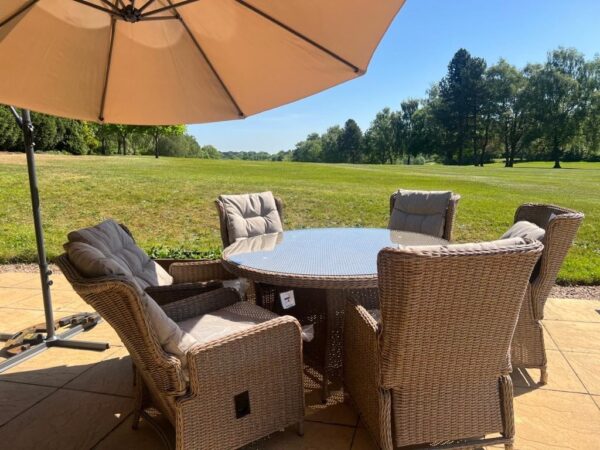 6 seater delux recliner set