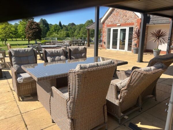 Six seater rectangle delux set